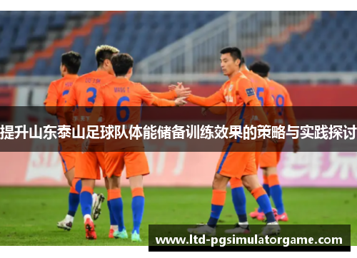 提升山东泰山足球队体能储备训练效果的策略与实践探讨 提升山东泰山足球队体能储备训练效果的策略与实践探讨